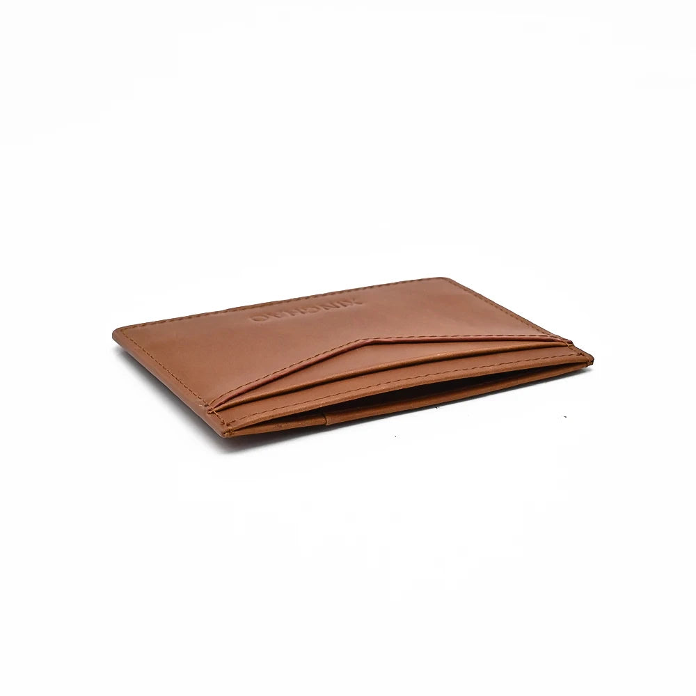 ized Full Grain Leather Wallet Mini Coin Pouch Durable Leather Card Holder With Hot Press