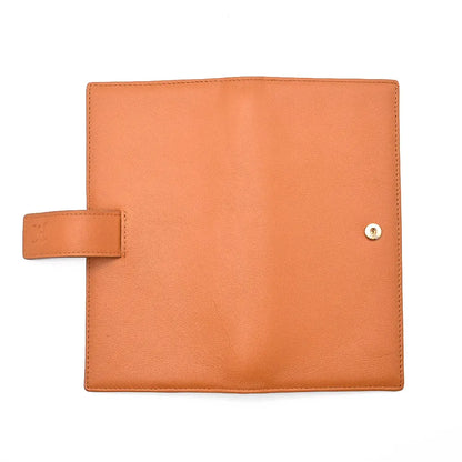 High Quality Long Purse Genuine Leather Card Case Unique Design Wallet With Transparent ID Window