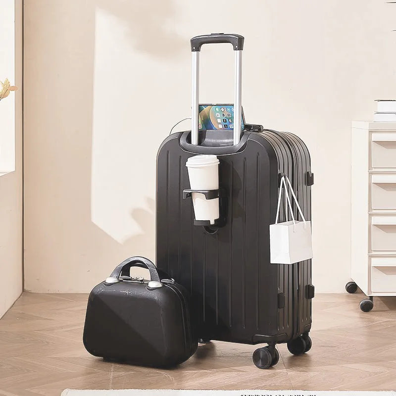 Luggage 2025 New Trolley Case Men's Women's Travel Small 20 Inch Password Case Quiet Wheels Durable Leather ABS