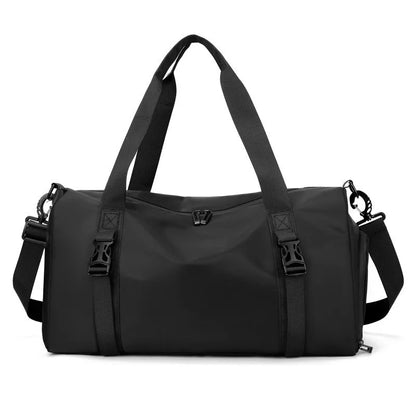 Dry and Wet Separation Waterproof Sports Fitness Travel Backpack with Zipper Closure Polyester Material 20-35L Capacity Unisex