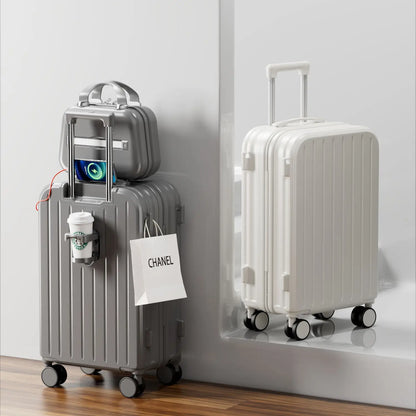 Luggage New Style Trolley Case Password Case Omnidirectional Spinner Wheels Student Large Capacity Sturdy Durable Travel ABS