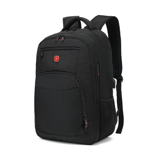 Large Capacity Nylon Waterproof School Backpack USB Charging Port Fashionable Laptop Backpack for Girls Boys