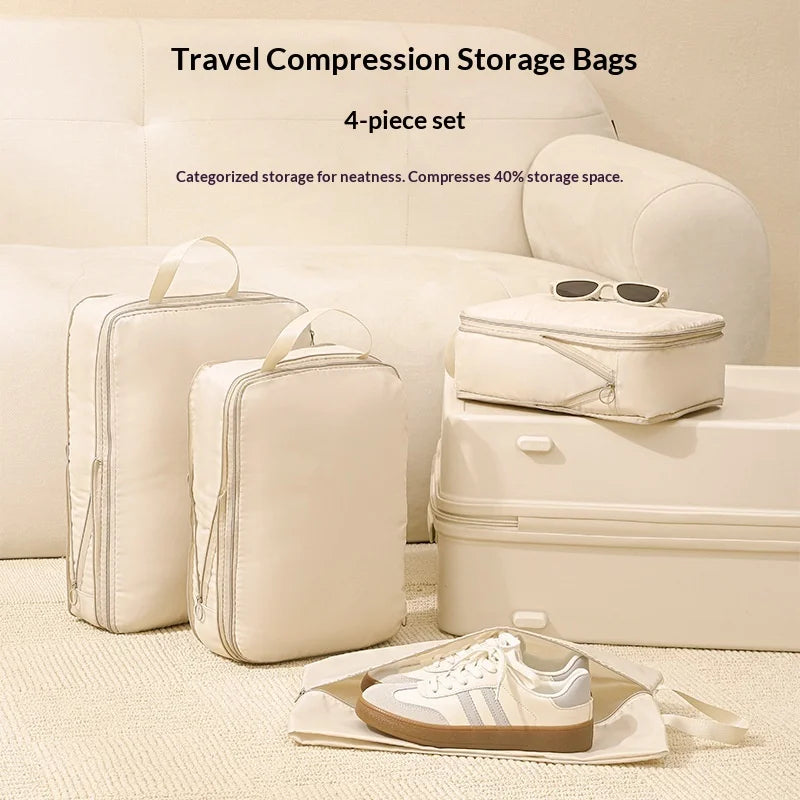 CH Modern Polyester Travel Compression Storage Bag-Waterproof Portable Luggage for Clothes & Pants