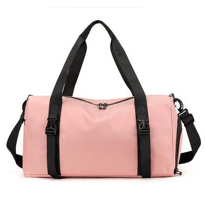 Dry and Wet Separation Waterproof Sports Fitness Travel Backpack with Zipper Closure Polyester Material 20-35L Capacity Unisex