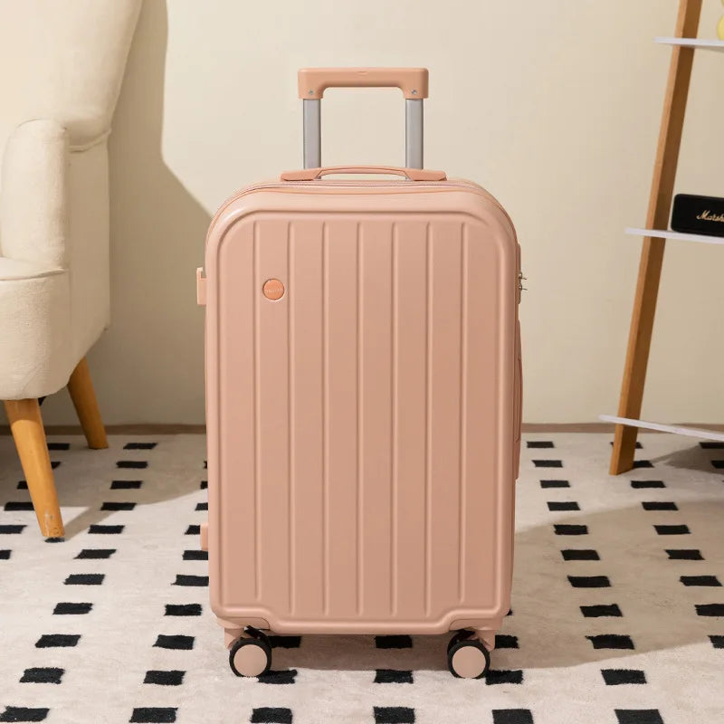 Luggage 20 Inch Unisex Candy Color Waterproof Universal Wheel Lightweight Trolley Suitcase with Polyester Lining Wholesale