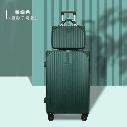 High- Luggage Women's 20-Inch Travel Trolley Case 28-Inch Password ABS Waterproof Suitcase 24-Inch Large-Capacity Zipper