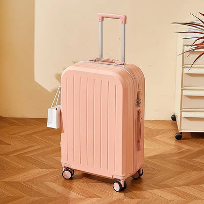 Luggage 2025 New Trolley Case Men's Women's Travel Small 20 Inch Password Case Quiet Wheels Durable Leather ABS