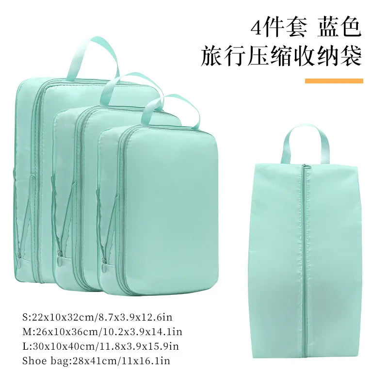 CH Modern Polyester Travel Compression Storage Bag-Waterproof Portable Luggage for Clothes & Pants