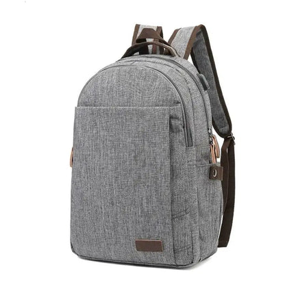 High Quality Oxford Cloth Leisure Backpack Men's Waterproof Laptop Backpack USB Computer Student Computer Schoolbag