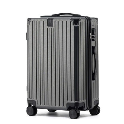 Unisex ABS Spinner Luggage Case 24 Inch Strong Durable 28 Trolley Suitcase 20 Boarding Code with USB Interface Waterproof