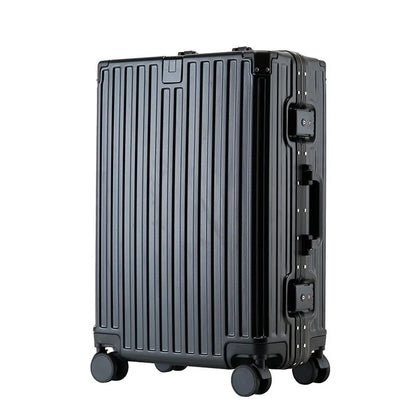 Unisex ABS Spinner Luggage Case 24 Inch Strong Durable 28 Trolley Suitcase 20 Boarding Code with USB Interface Waterproof