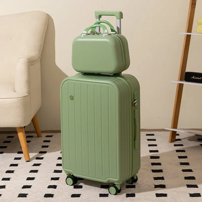Luggage 20 Inch Unisex Candy Color Waterproof Universal Wheel Lightweight Trolley Suitcase with Polyester Lining Wholesale