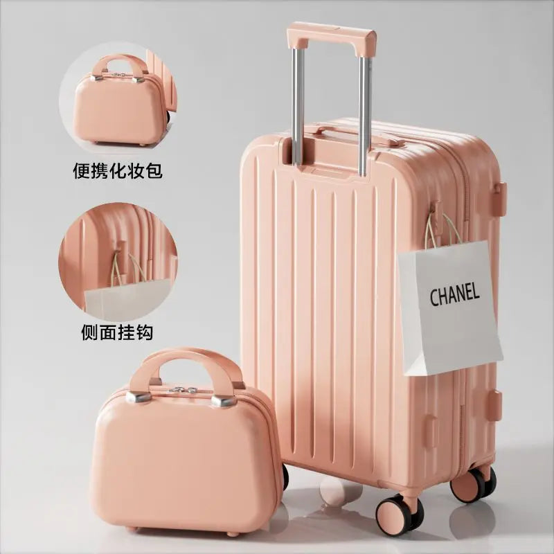 Luggage New Style Trolley Case Password Case Omnidirectional Spinner Wheels Student Large Capacity Sturdy Durable Travel ABS