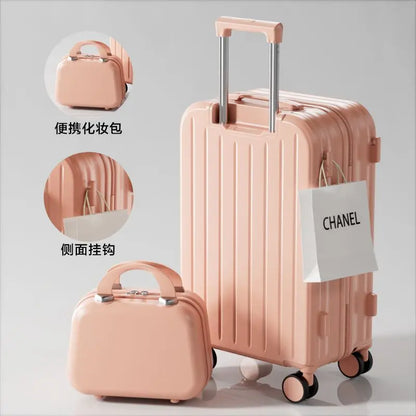 Luggage New Style Trolley Case Password Case Omnidirectional Spinner Wheels Student Large Capacity Sturdy Durable Travel ABS