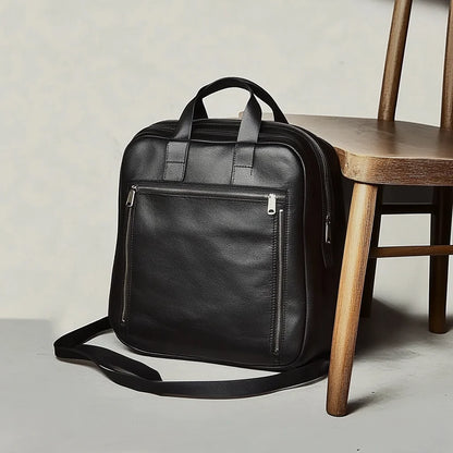 New Design Large Capacity Real Cowhide Bags Multi-functional Laptop Bag Genuine Leather Backpack for Men