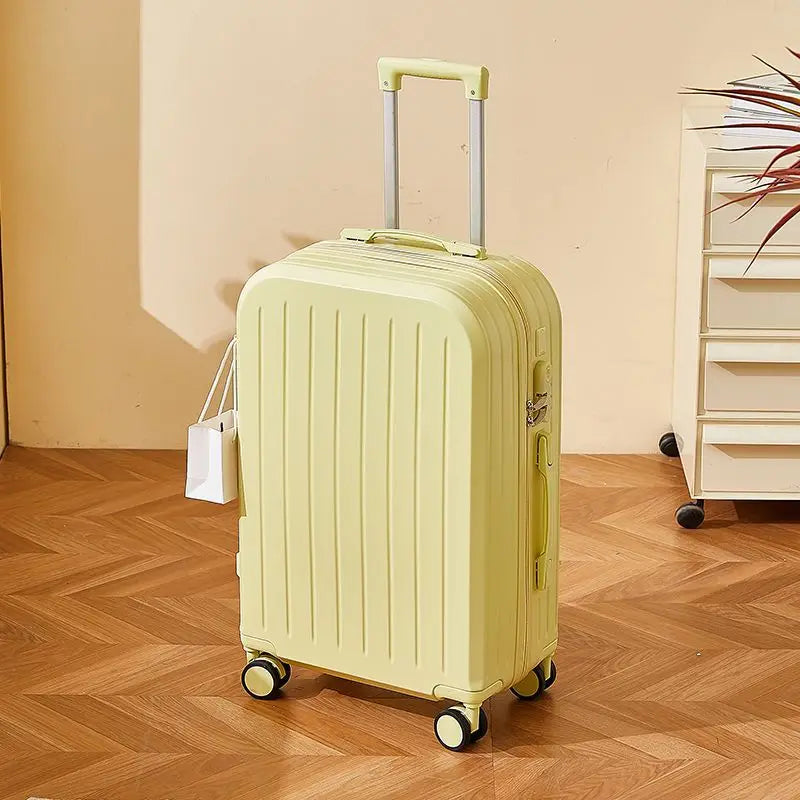Luggage 2025 New Trolley Case Men's Women's Travel Small 20 Inch Password Case Quiet Wheels Durable Leather ABS