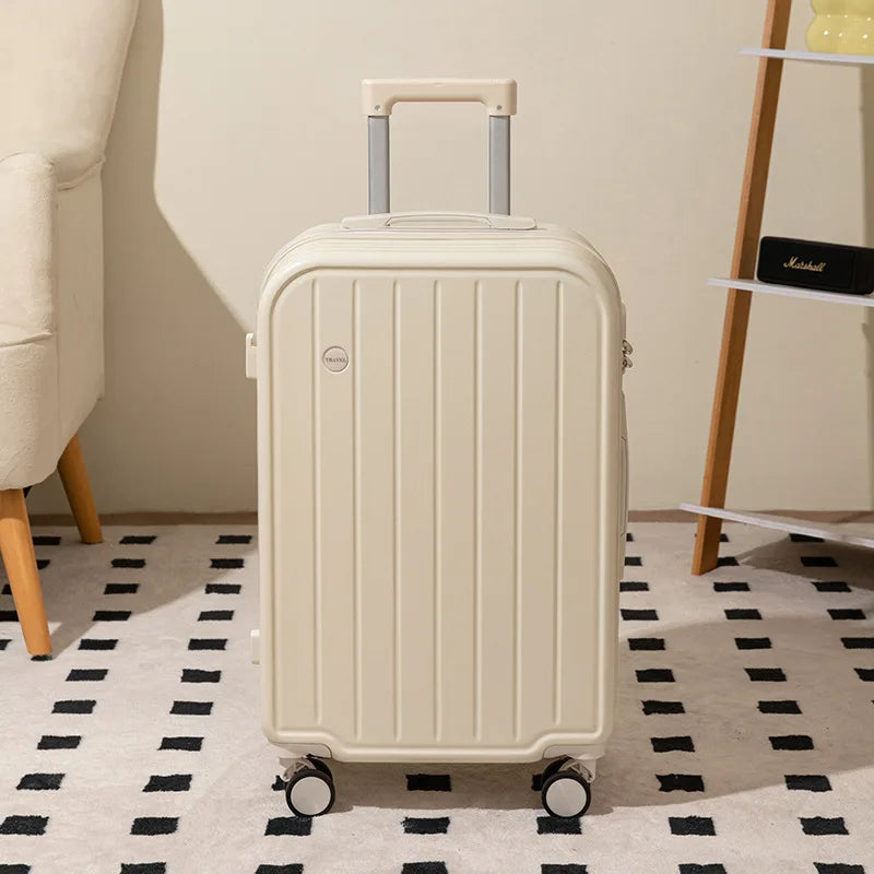 Luggage 20 Inch Unisex Candy Color Waterproof Universal Wheel Lightweight Trolley Suitcase with Polyester Lining Wholesale