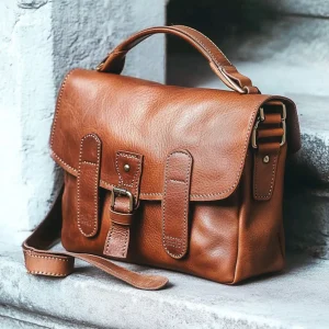 Genuine Leather Cowhide Leather Shoulder Bag for Men High Quality Crossbody Bag Male