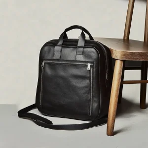 Large Capacity Real Leather Bags Multi-functional Laptop Bag Genuine Leather Backpack for Men