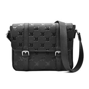 High End Men's Microfiber Leather Bag Spacious Cross Body Bag Versatile Work Bag With Adjustable Shoulder Strap