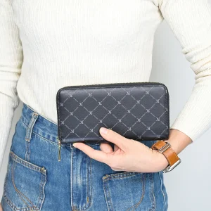 New High Quality  Womens Wallet Leather RFID Blocking Purse Credit Card Clutch Wallet