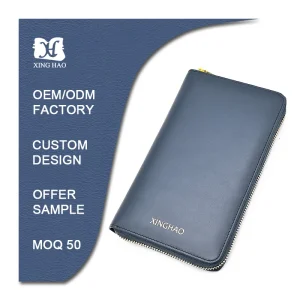 Multi-function Lightweight Card Holder Wallet High End  Hanging Real Leather Wallet for Men