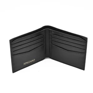 Fashion Design Full Printed Leather Wallet Multi-function Folding Card Holder Real Leather Money Wallet for Men